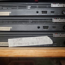 10thGen Lenovo M70Q i5-10500T TinyPC with 16Gb, 256NVME, 11Pro, WiFi, Chrgr