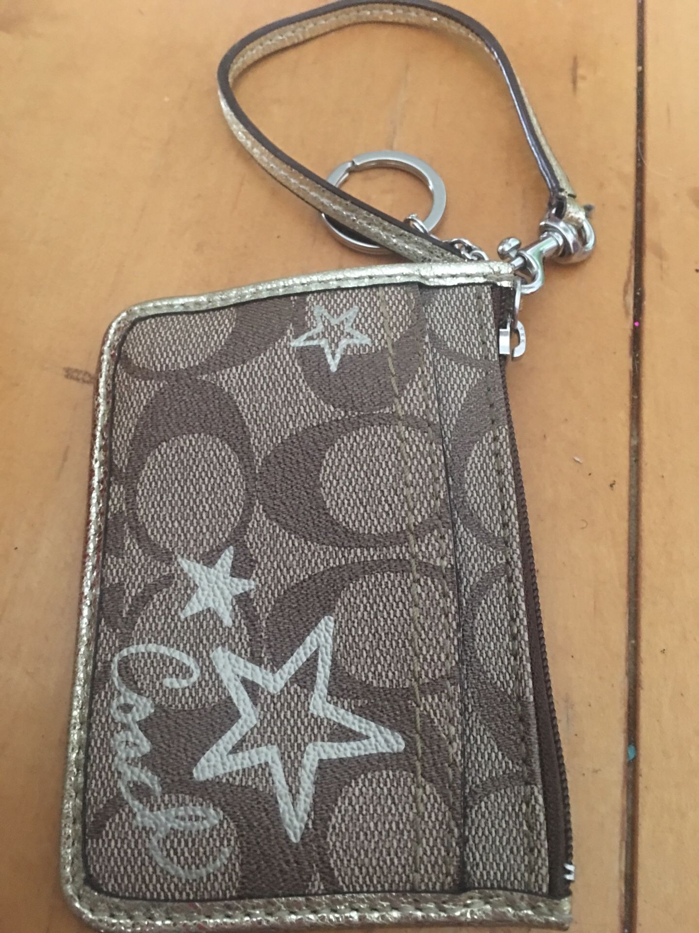 Coach card holder and coin wristlet