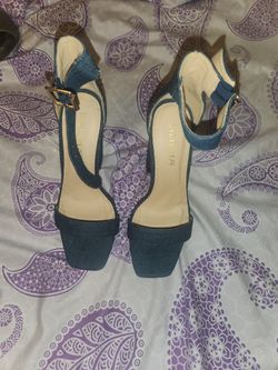 Liliana Denim High Heels  Just Used Once In Great Shape And Condition Size 8