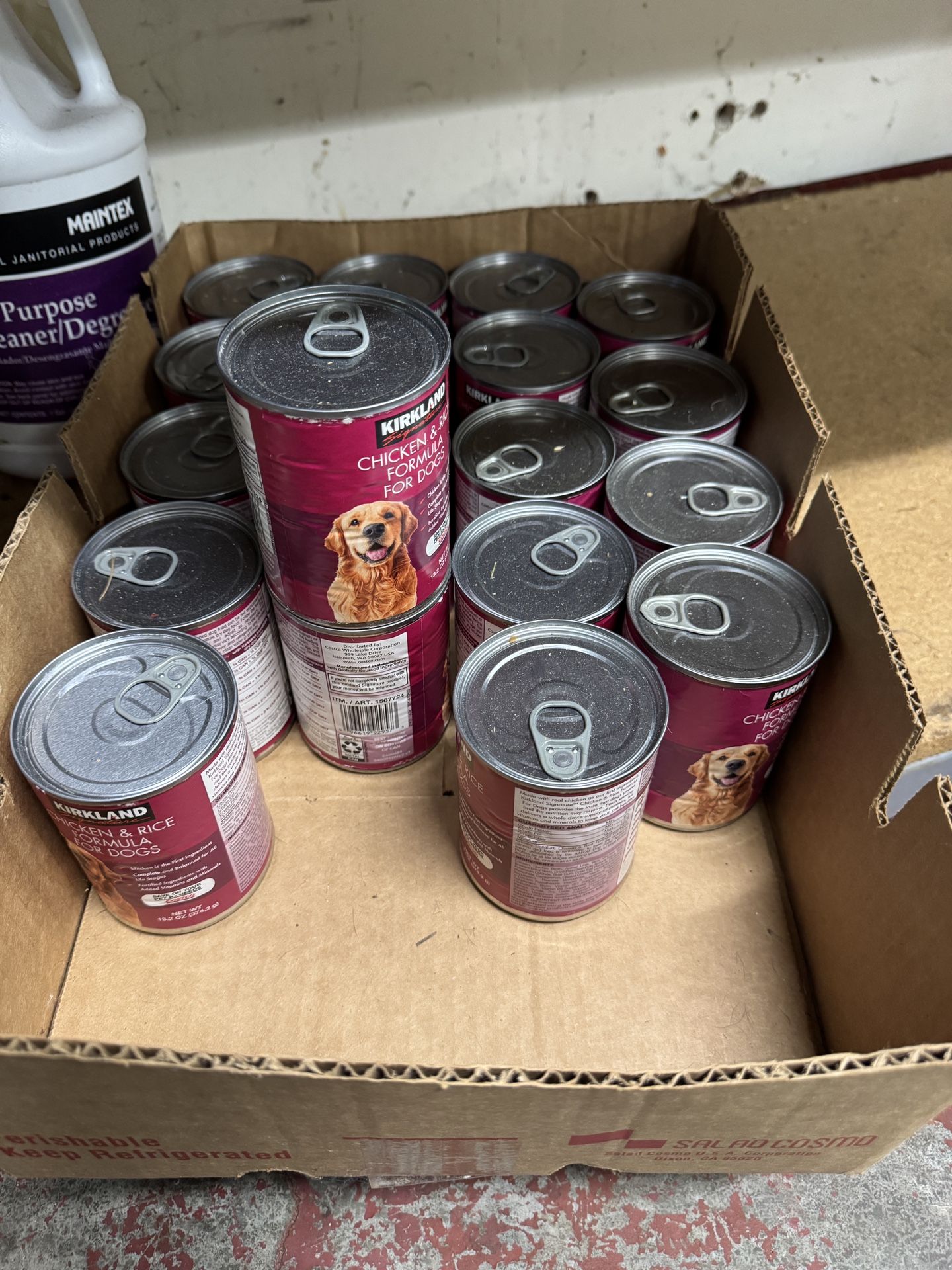 Kirkland Canned Dog Food 19 Cans