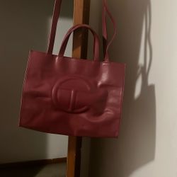 Telfar Large Purse Burgundy No Marks Or Nothing.