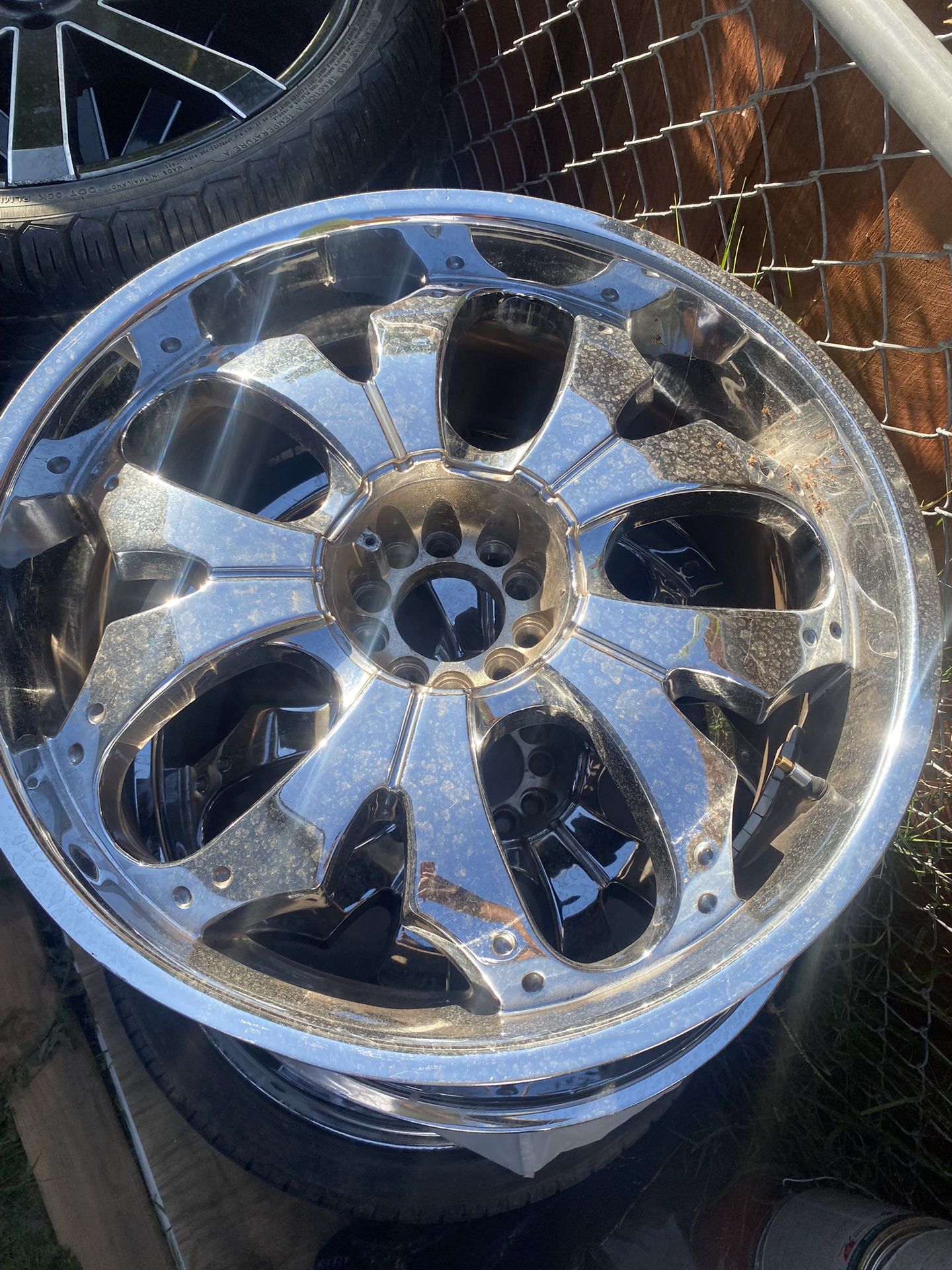 22 Inch Rims Universal (fits Challenger, Charger,Camaro, Etc)