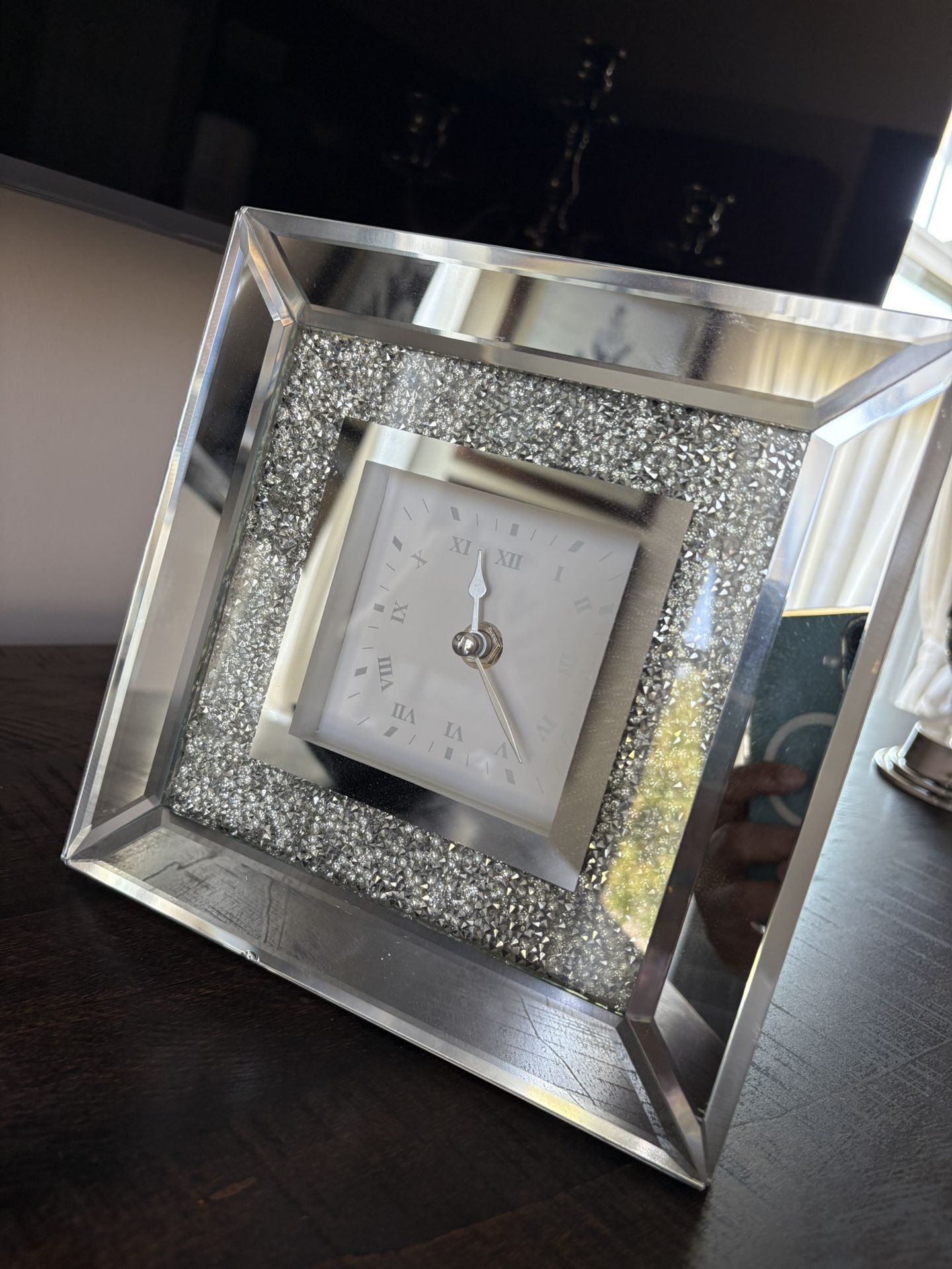 Crystal Table Clock