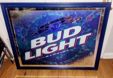 Rare Bud Light Mirror 32 x 26