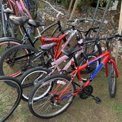 Bikes For Sale, Beach Cruisers, Road Bikes, BMX,  $50-120 Depending On Bike