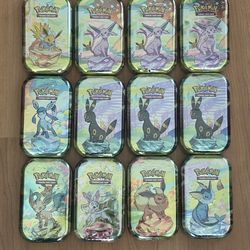 Prismatic Evolutions Mini Tins