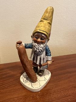 Vintage Goebel Co Boy Gnome Wim Butcher Well 