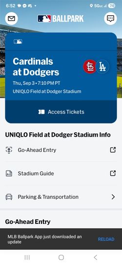 Dodger tickets