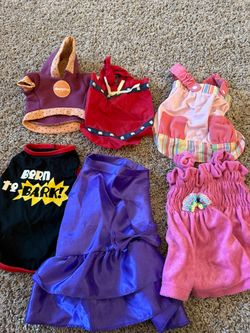 Dog Clothes Lot of 6 Outfits