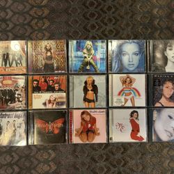 Britney Spears, Mariah Carey, N-Sync, Backstreet Boys CDs