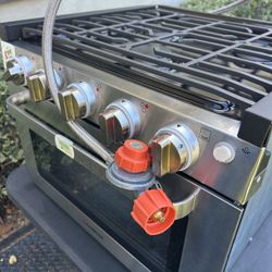 Commercial Food Setup Bundle – Stove + Slush Machine + Table