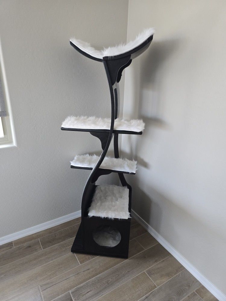 Lotus cat Tower From Refined Feline.