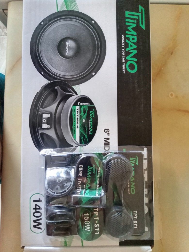 Tímpano 6 Inch Mids N Tweeter