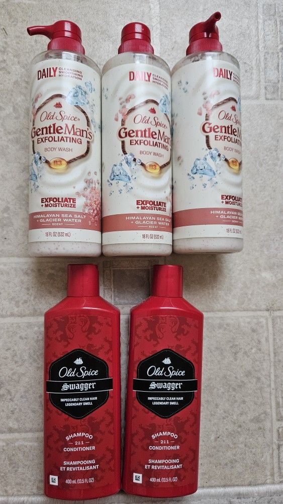 New Old Spice Bodywash And Shampoo For $5 Each