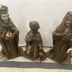 Paper Mache 3 Kings Wise Men 