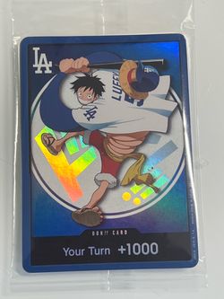 One Piece Luffy “Don!!! Card” holographic