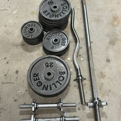 Bollinger Barbell Weight Lifting Set