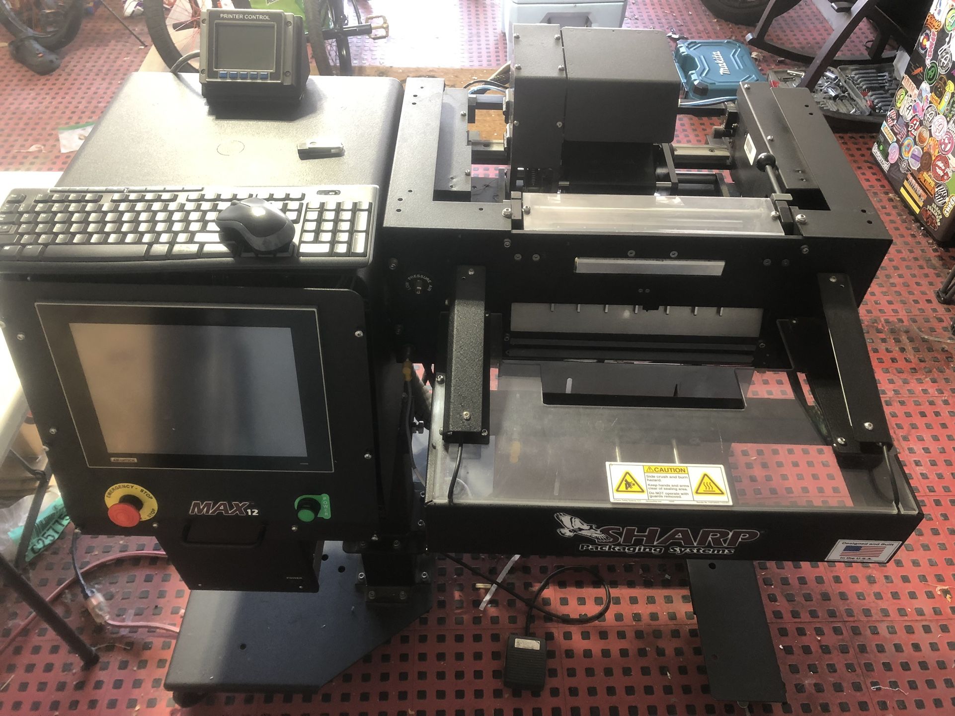 Pregis Sharp MAX 12 Continuous Roll Bagging System Mark ll, Bagger Machine
