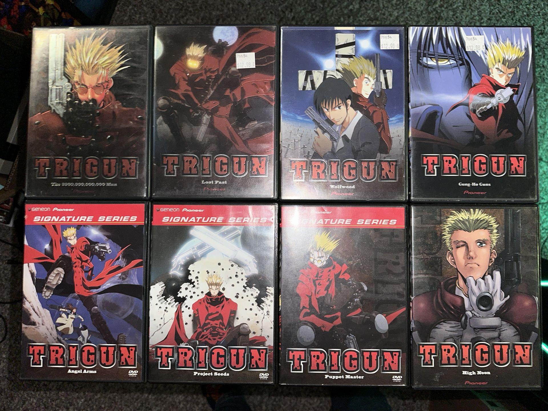 Trigun 1998 DVD set | Holographic Covers
