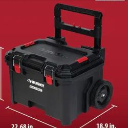 NEW Husky 22" Build Out Modular Tool Storage Rolling Tool Box 8" wheels