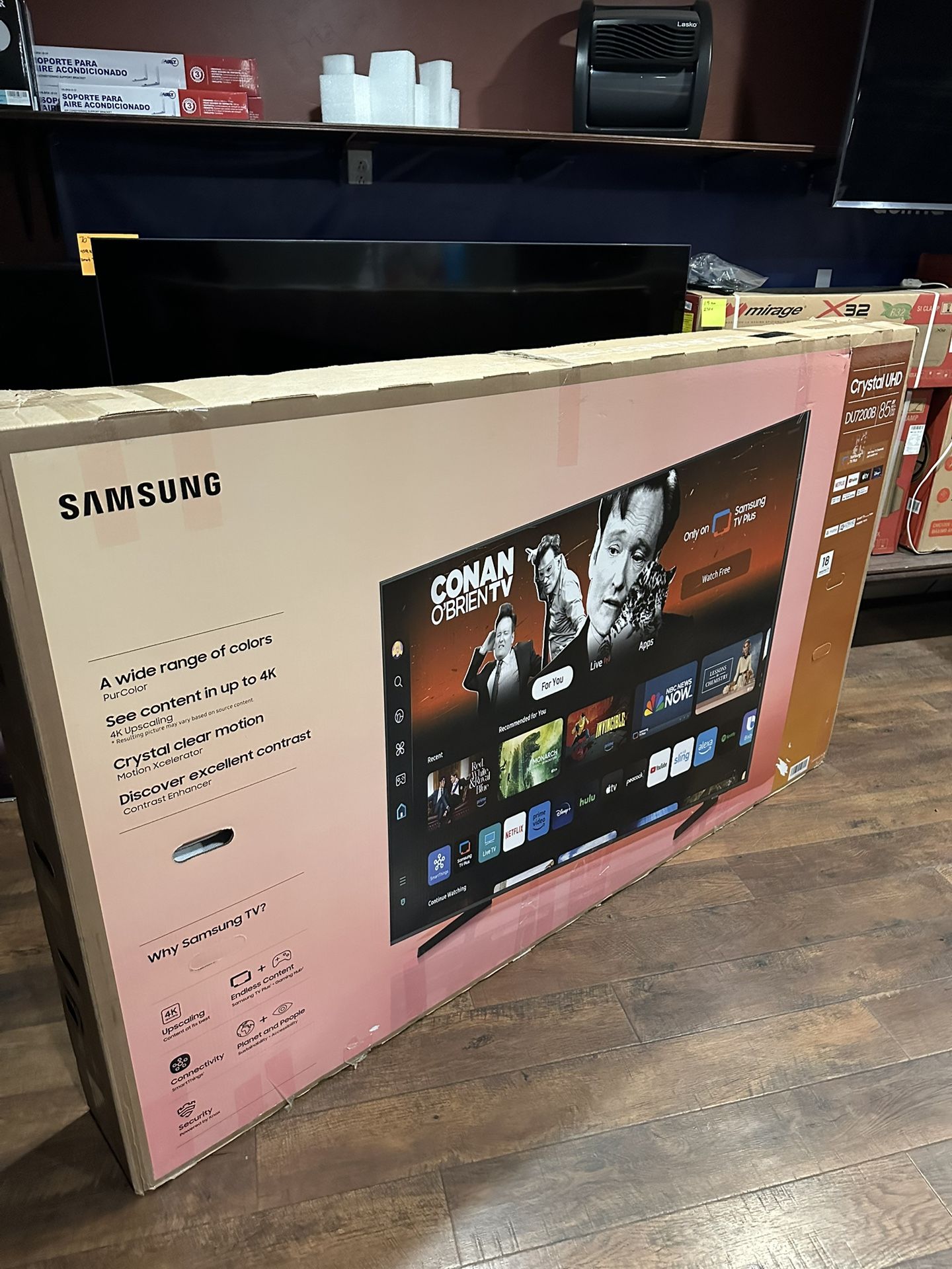 85” Samsung Crystal Smart 4K Tv LED 