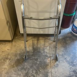 Guardian Folding Walker With Wheels