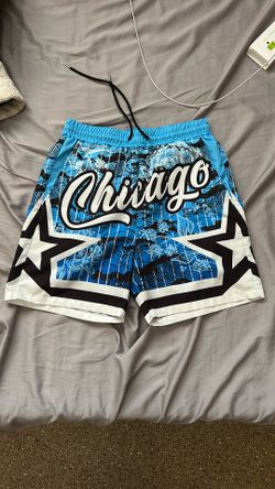 “Chicago” blue shorts