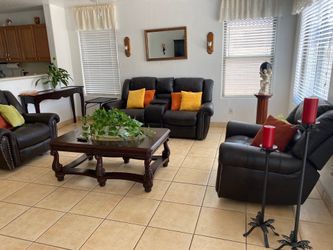 Reclining couch set for sale 🛋️