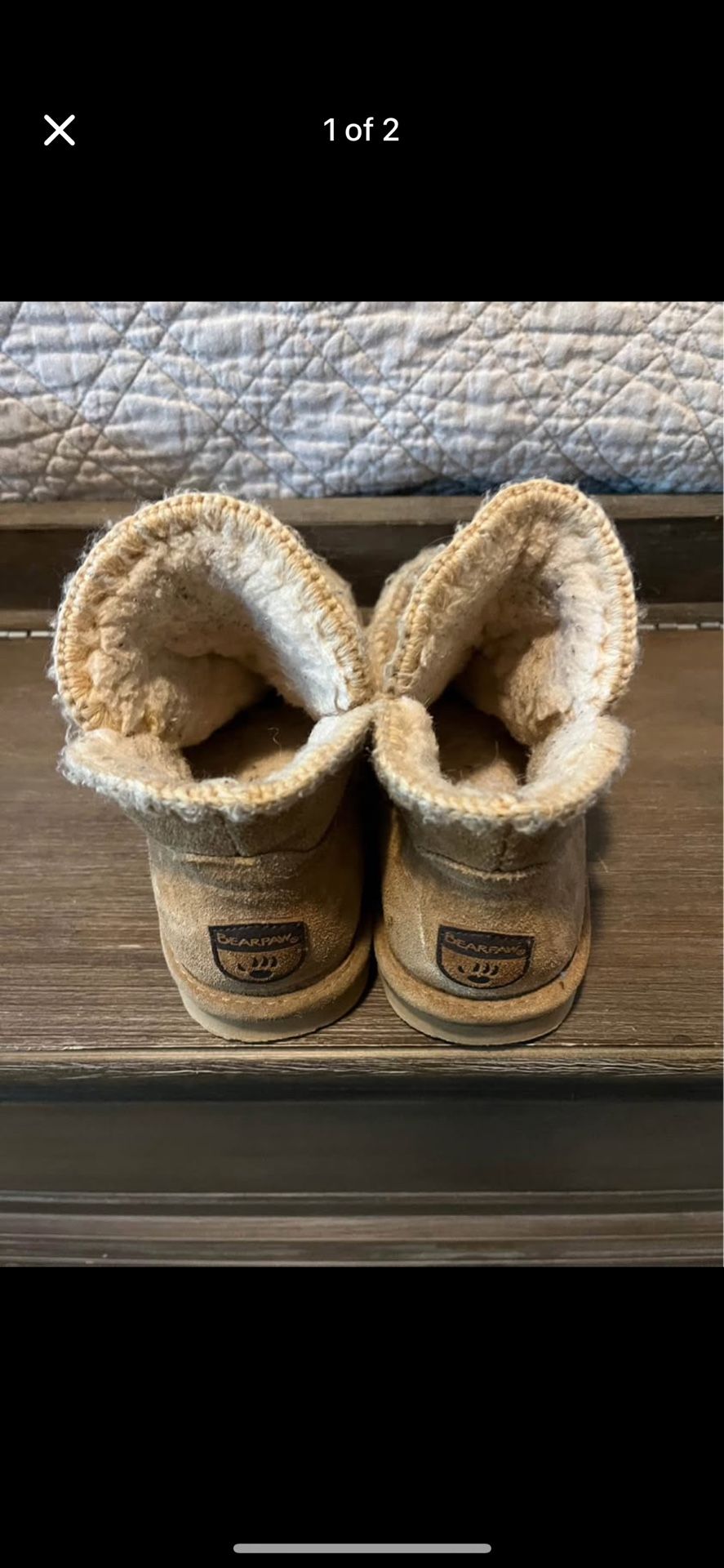 Women’s Bear Paw Slipper Shoes
