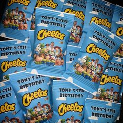 Custom Toy Story Chip Bags