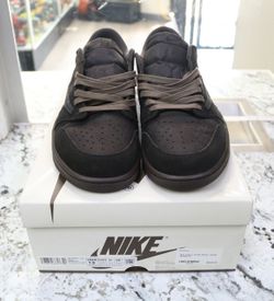 Air Jordan 1 x Travis Scott Velvet Brown and Dark Mocha Size 13