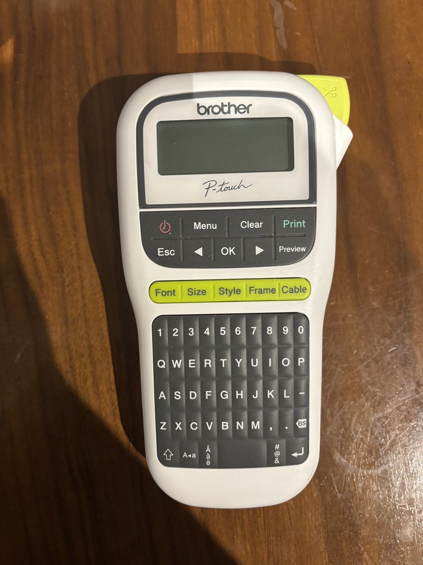 P-touch label maker