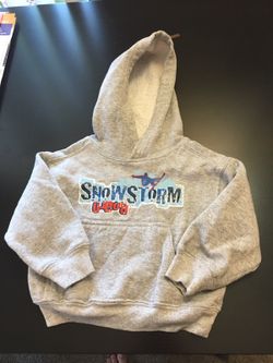 Toddler boys gray hoodie sweater size 3t