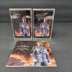 Michael Jackson HIStory 1995 2-Cassette Longbox Box Set E2T 59000 Sealed Tapes