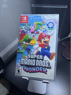 Super Mario Bros. Wonder (Nintendo Switch) USA 1st Print New Sealed Smoke Free