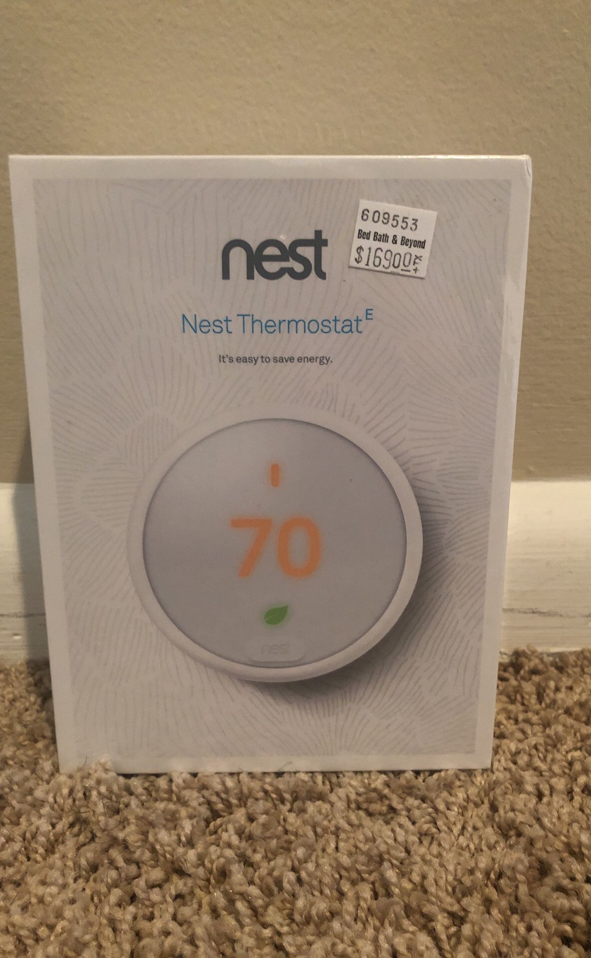 Brand new nest thermostat E