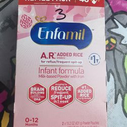 Enfamil AR Refill Boxes Baby Formula 