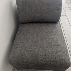 Modern armless Oversize lounge Chair