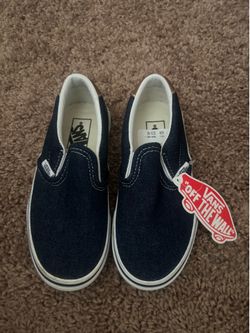 Brand new kids vans slip ons (size 12)