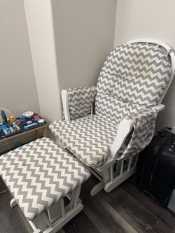 Rocking Chair with Foot Rest