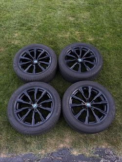 BMW Wheels X5 X6 20” OEM Rims Tires G05 G06 Style 740M 740