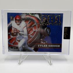 Tyler Shough Wild Card QB1 On The Clock Rookie /8