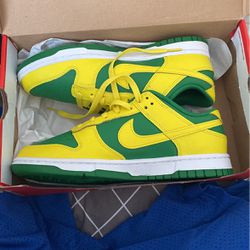 Green And Yellow Dunks 