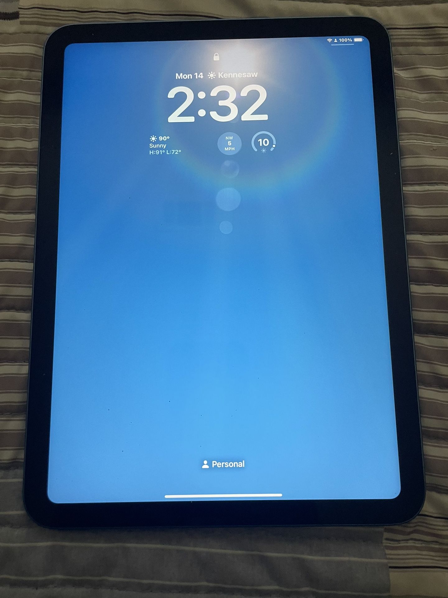 Apple iPad 10th Gen — 64GB Blue — Excellent Condition!