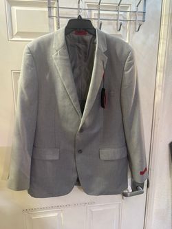 Alfani Red Men's Wool Slim Fit Two-Button Blazer / Suit Jacket size 44reg NEW