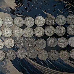 Rolls of Silver Quarters 