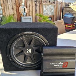 Kicker 12" In Box With Kicker Amp