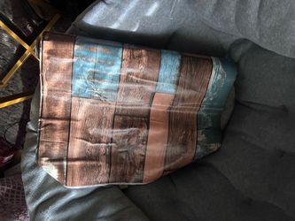Decorative Throw Pillow Wood Print