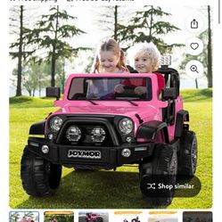 Electric Pink Jeep 