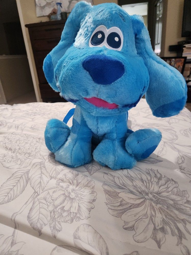 Nickelodeon Blues Clues Plush Blue Backpack